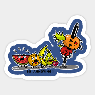 Pen Apple Pineapple Pen Sticker